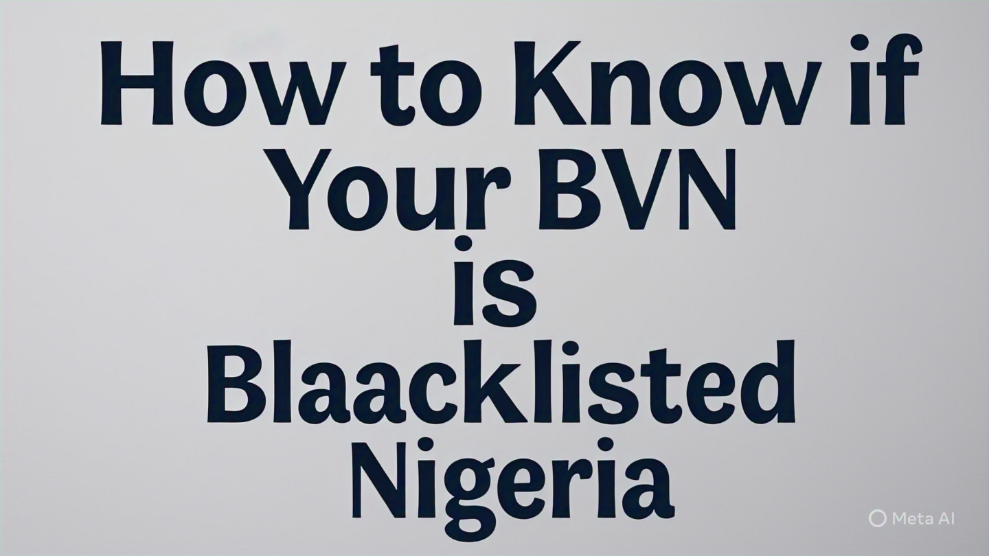 How to Know if Your BVN is Blacklisted in Nigeria